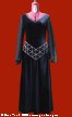 Dark medieval-fantasy dress with transparent sleeves