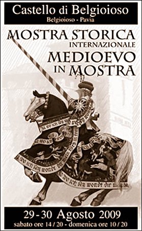 Flyer of Medioevo in Mostra 2009